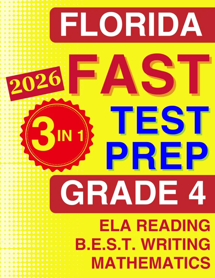 Florida Assessment of Student Thinking (FAST) Test Prep: 6th Grade Math Practice Workbook and Full-Length Online Assessments: FAST Study Guide